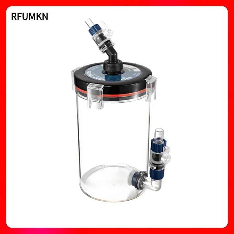 [rfumkn] Aquarium Pre-Filter น้ําจืด Aquarium Prefilter Canister Pre-Filter Canister โปร่งแสงขนาดกะท
