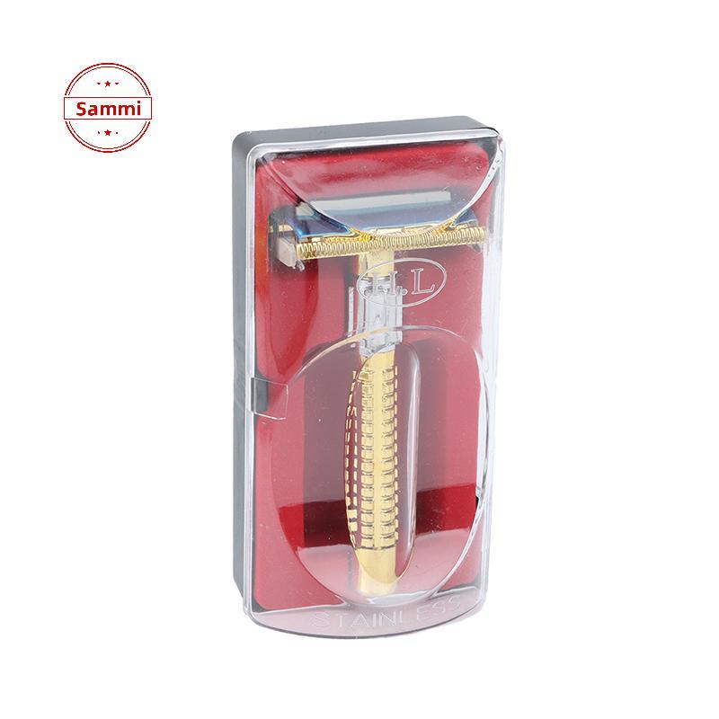 Sammi Retro Safety Razor Box Handle Razor Shaving Tool Shaving Tool Mens Facial Razor TH