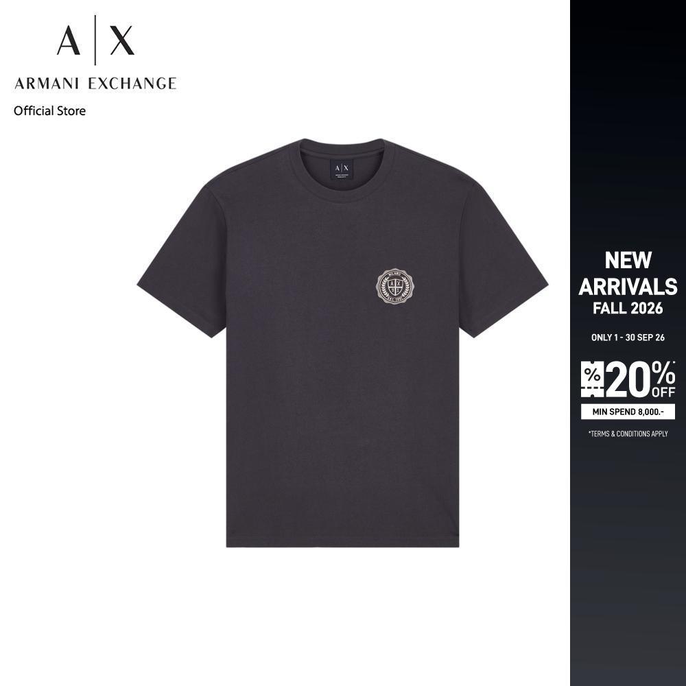 Armani Exchange เสื้อยืดผู้ชาย รุ่น XM003078-AF10361-U8128 สีน้ำตาล