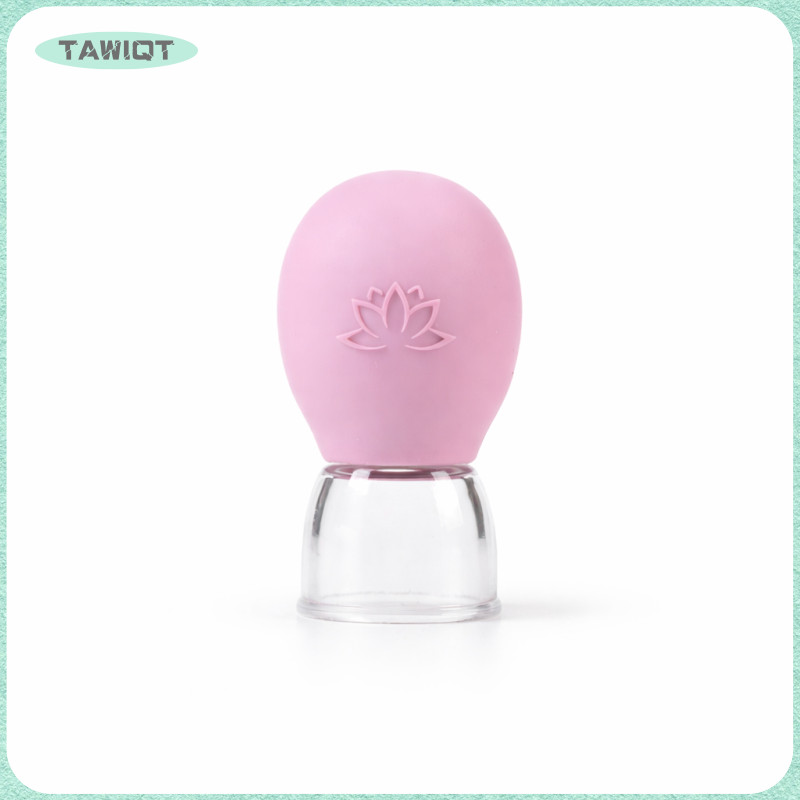 [tawiqt.th] Mini Silicone Cupping, Gua Sha Cupping สําหรับผิวหน้าและผิวกาย, กุหลาบใช้งานง่าย
