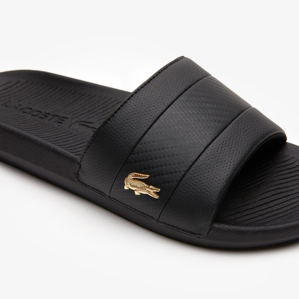 LACOSTE شبشب رجالي Serve Slide Hybrid — أسود — صورة 6