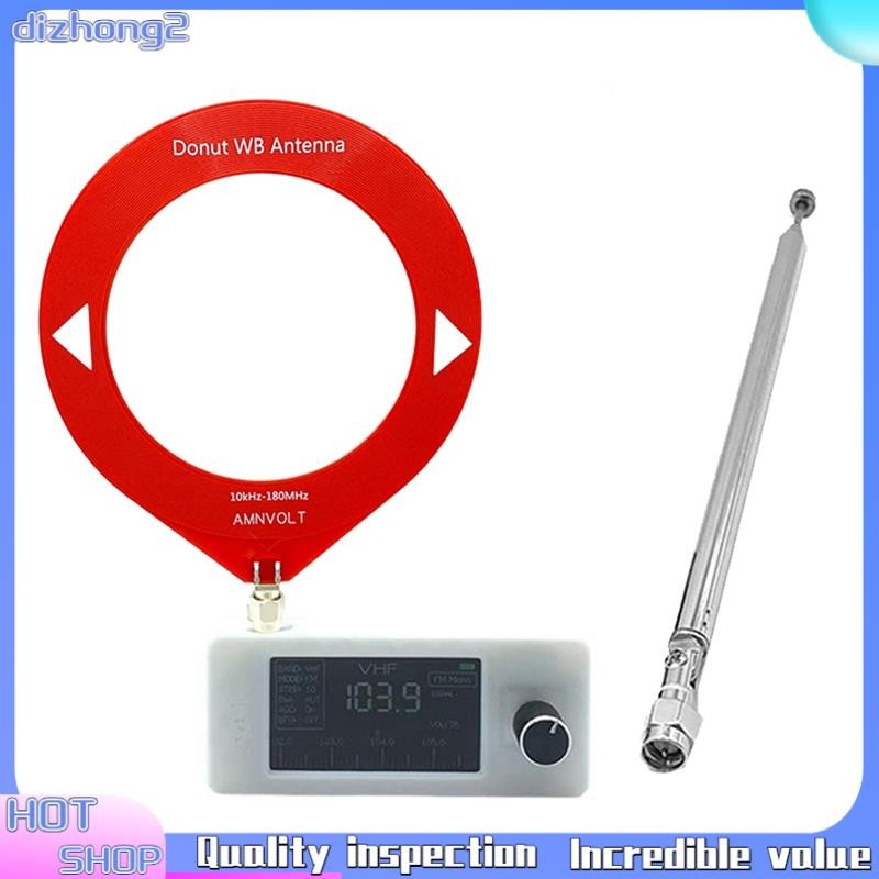 [dizhong2]SI4732 ตัวรับสัญญาณวิทยุขนาดเล็ก 10KHz-180MHz เครื่องรับวิทยุ Shortwave แบบพกพาพร้อมเสาอาก