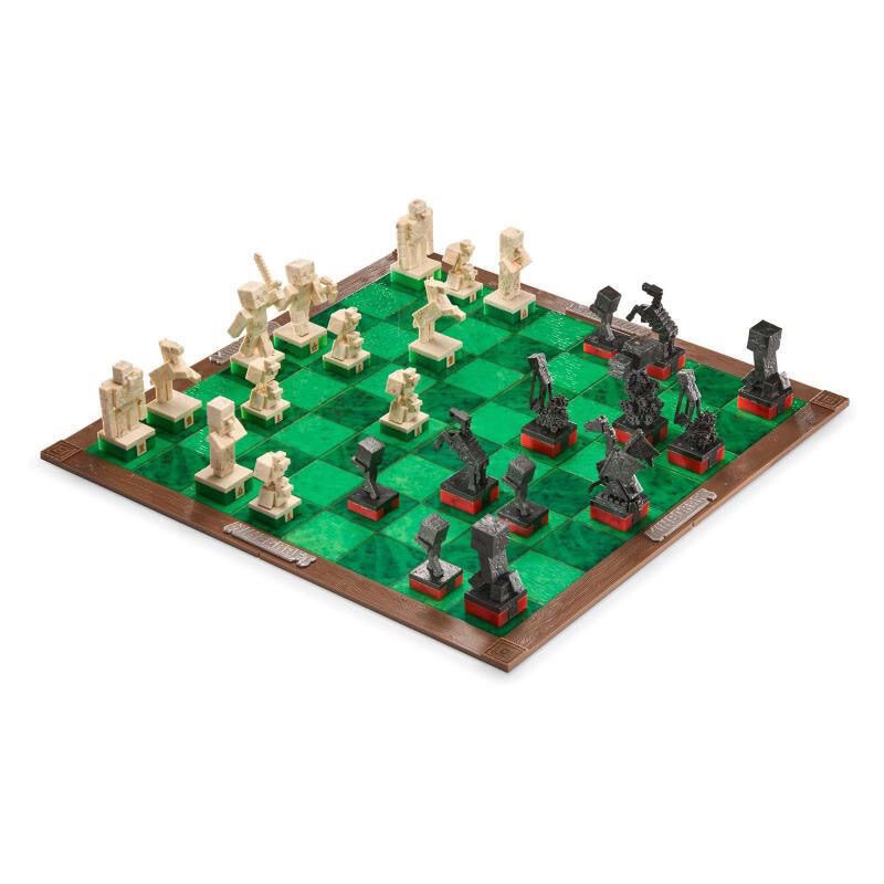 HOT DEALnecraft International Chess Set Fun Toy Game Steve Doll ของที่ระลึกของขวัญวันเกิด MCHT99 NEG