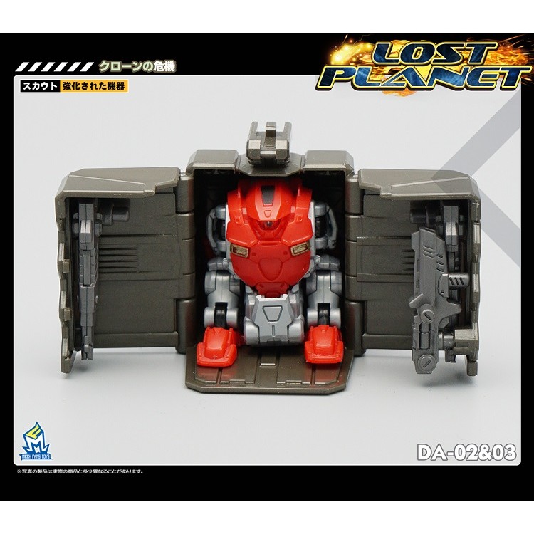 Toy MFT Lost Planet Series Diaclone DA02 Red DA03 Blue Power Suit Ready Stock