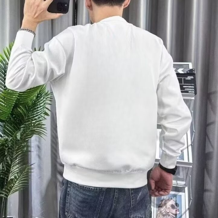 COD 2025 Couple Trendy Brand Hoodless Crew Neck Spring Autumn Men's Sweatshirt Pullover Hong Kong St