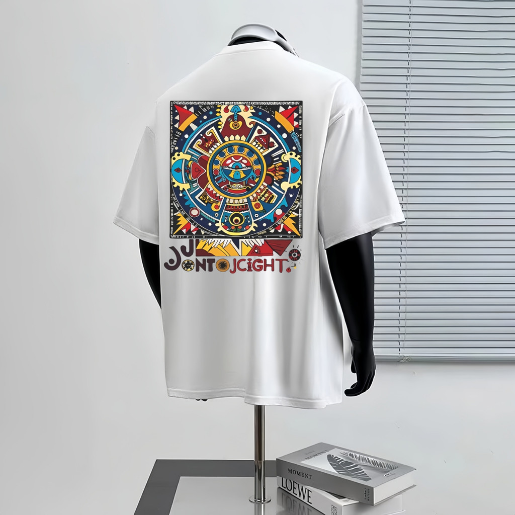 UT shop เสื้อยืด oversize cotton100% ลายพิมพ์แฟชั่น 'NT JX GHT' ใส่สบาย เสื้อกีฬา ไม่ต้องรีด สไตล์เกาหลี 3XL