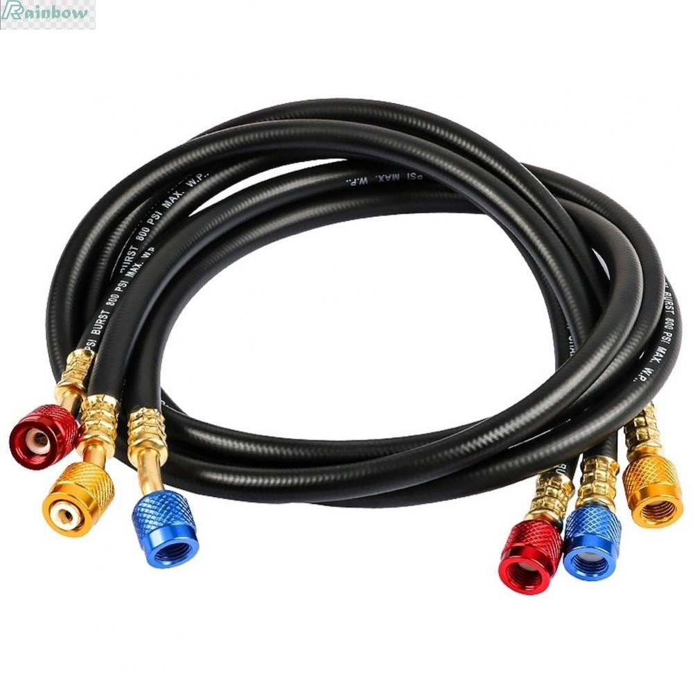 R22 R134a ท่อชาร์จน้ําหล่อเย็นแรงดันสูง 1M 1 5M รถ AC ป้องกันการระเบิด