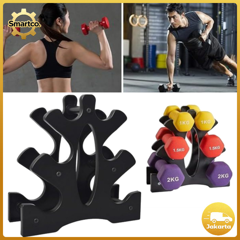 3 ชั้น Barbell Rack Dumbbell Stand Dumbbell Rack Dumbell Holder Home Gym Dumbell Rack Dumbbell Stora