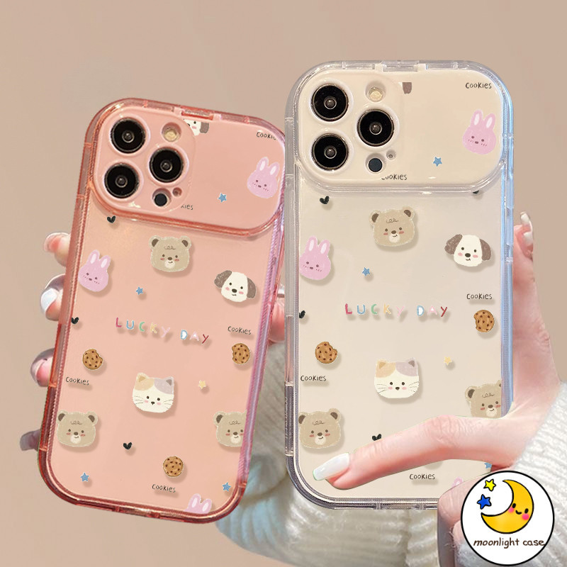 จัดส่งในพื้นที่ เคสกระจกแต่งหน้า สีชมพู โรแมนติก น่ารัก For IPhone16 15 14 13 11 6 7 8 plus Pro Promax X XR XSMAX HZJ193