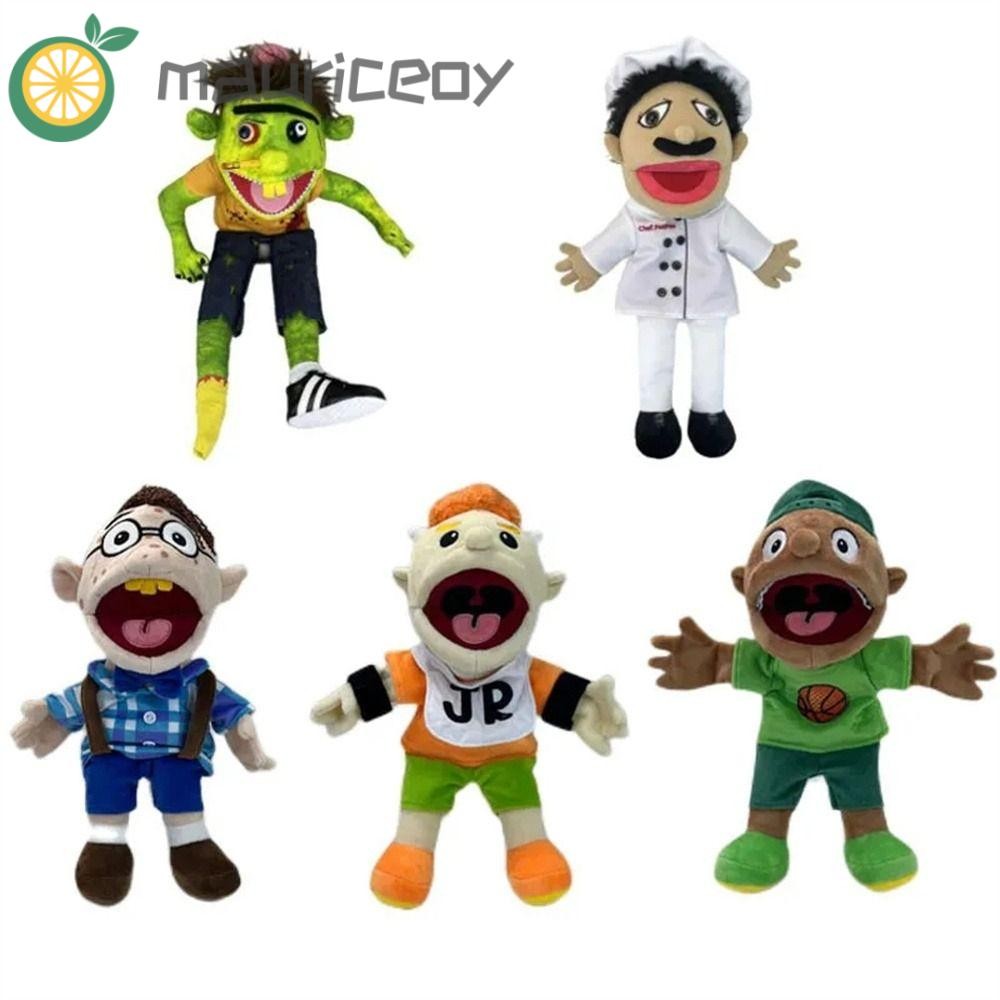 MAURICEOYA Jeffy Finger Puppet, Movable Mouth Telling Story Jeffy Hand Puppet,เล่นตามบทบาทการ์ตูน Co