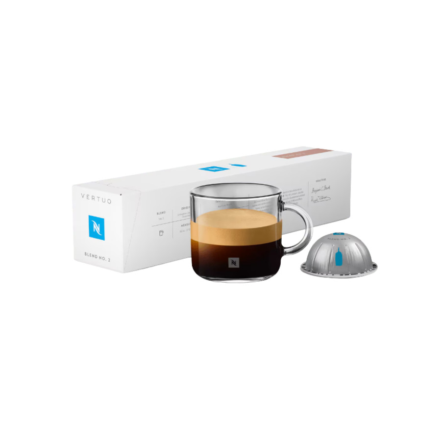 แคปซูล Nespresso Vertuo Blue Bottle Blend 2 รสชาตินุ่มนวลและสมดุล