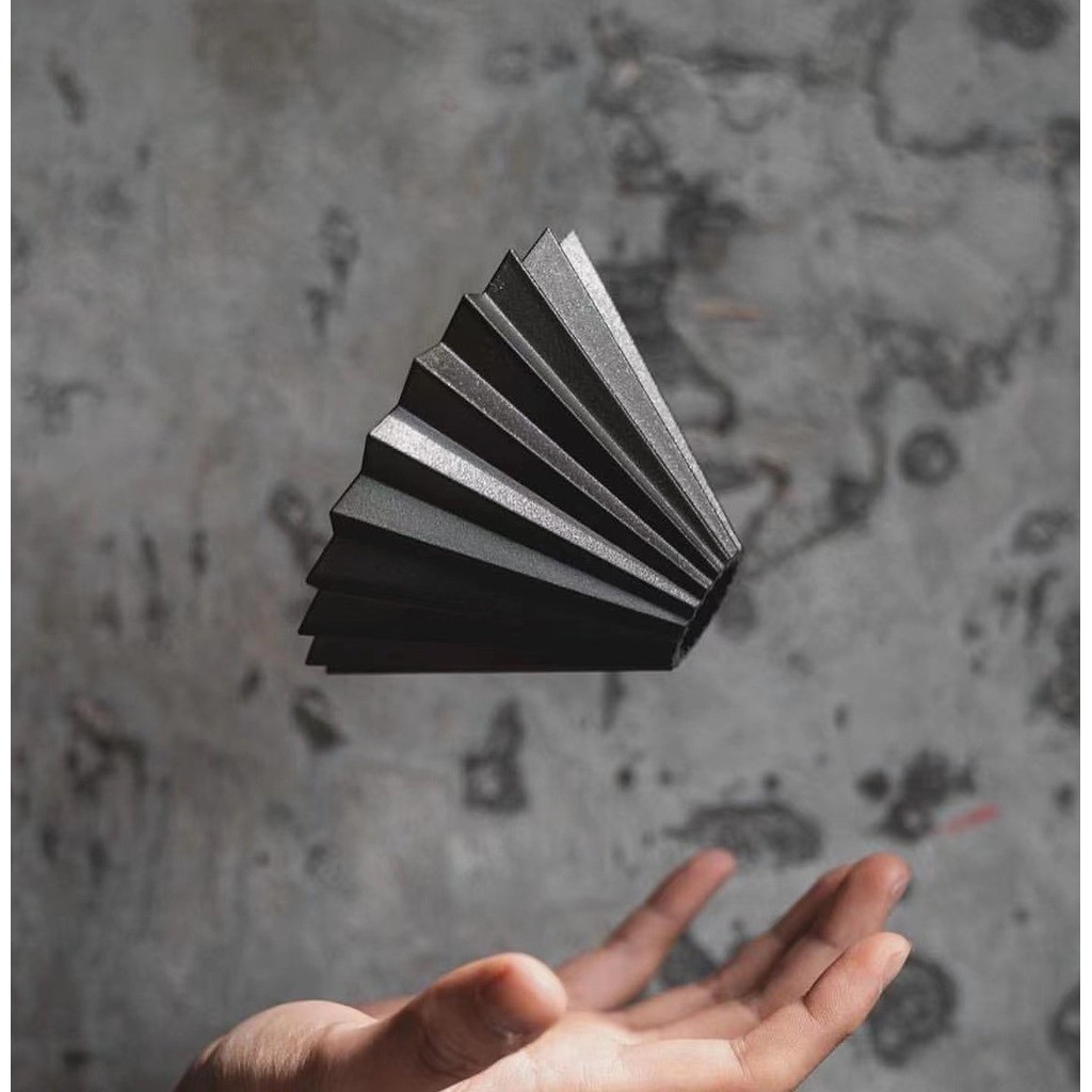 ญี่ปุ่นนําเข้า Origami Air Origami Hand-Brewed กาแฟเรซิ่นกรวยถ้วยกรองถ้วยเค้ก V60