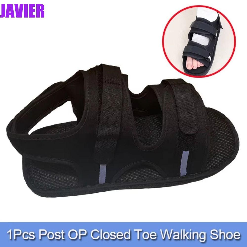 JAVIER รองเท้าปูนปลาสเตอร์, Anti Skid Breathable โพสต์ Op Boot, Orthopedic Support เปิดนิ้วเท้าปรับส