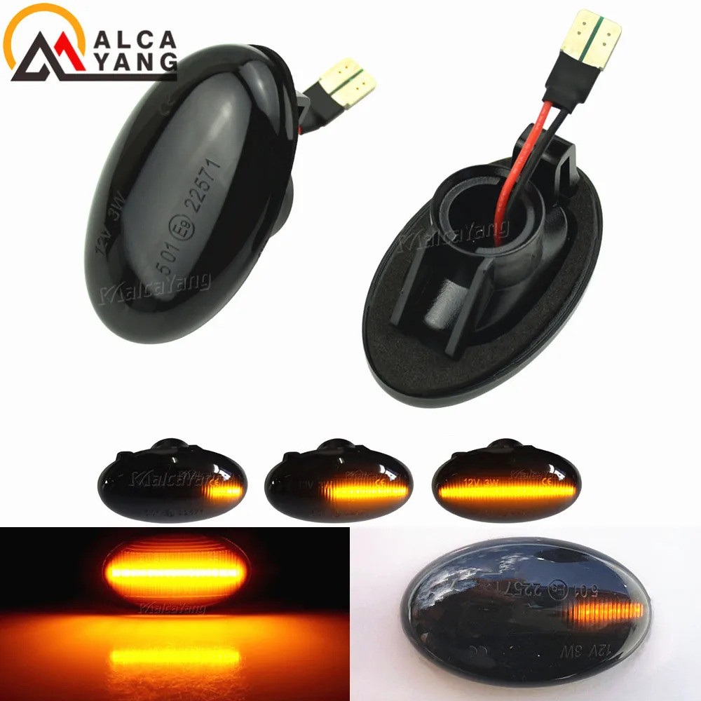 สําหรับสมาร์ท W450 W452 Mercedes Benz A-Class W168 Vito W639 W447 Citan W415 LED ไฟเลี้ยว Repeater โ