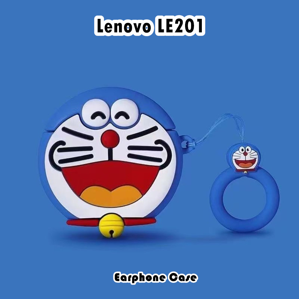 เทรนด์ด้านหน้าสําหรับ Lenovo LE201 กรณีน่ารักการ์ตูนซิลิโคนอ่อนนุ่มหูฟังกรณีปลอกปก