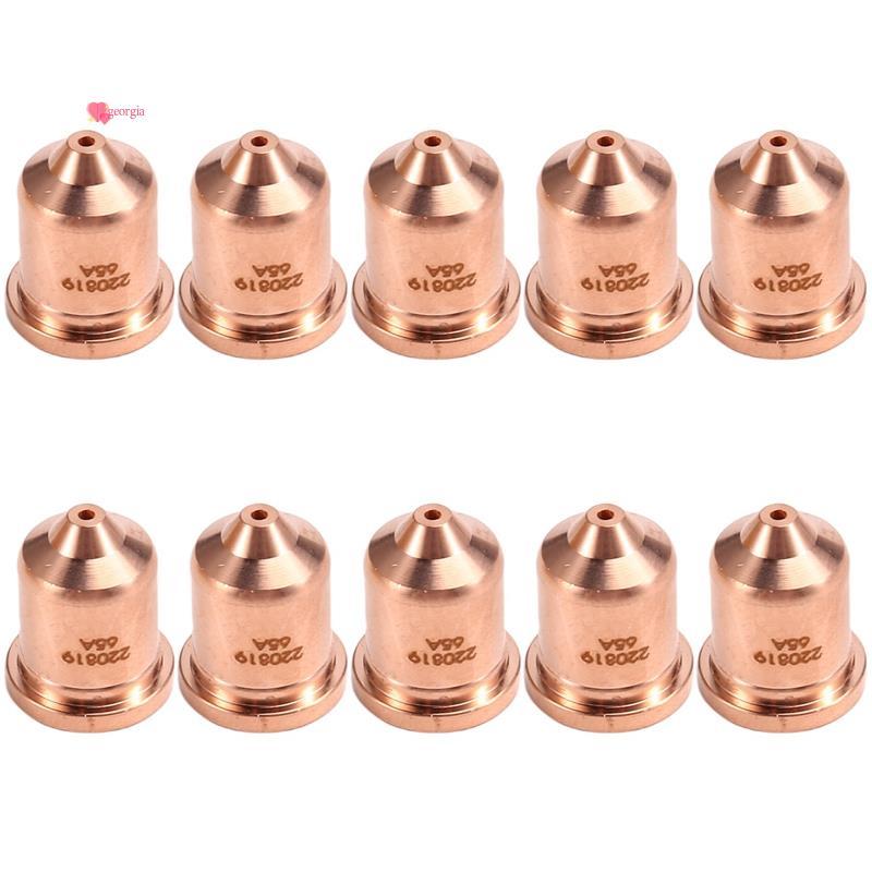 georg3310ชิ้น 220819 65A หัวฉีด Fit สําหรับวัสดุสิ้นเปลืองไฟฉายตัดพลาสม่า 65/85/105