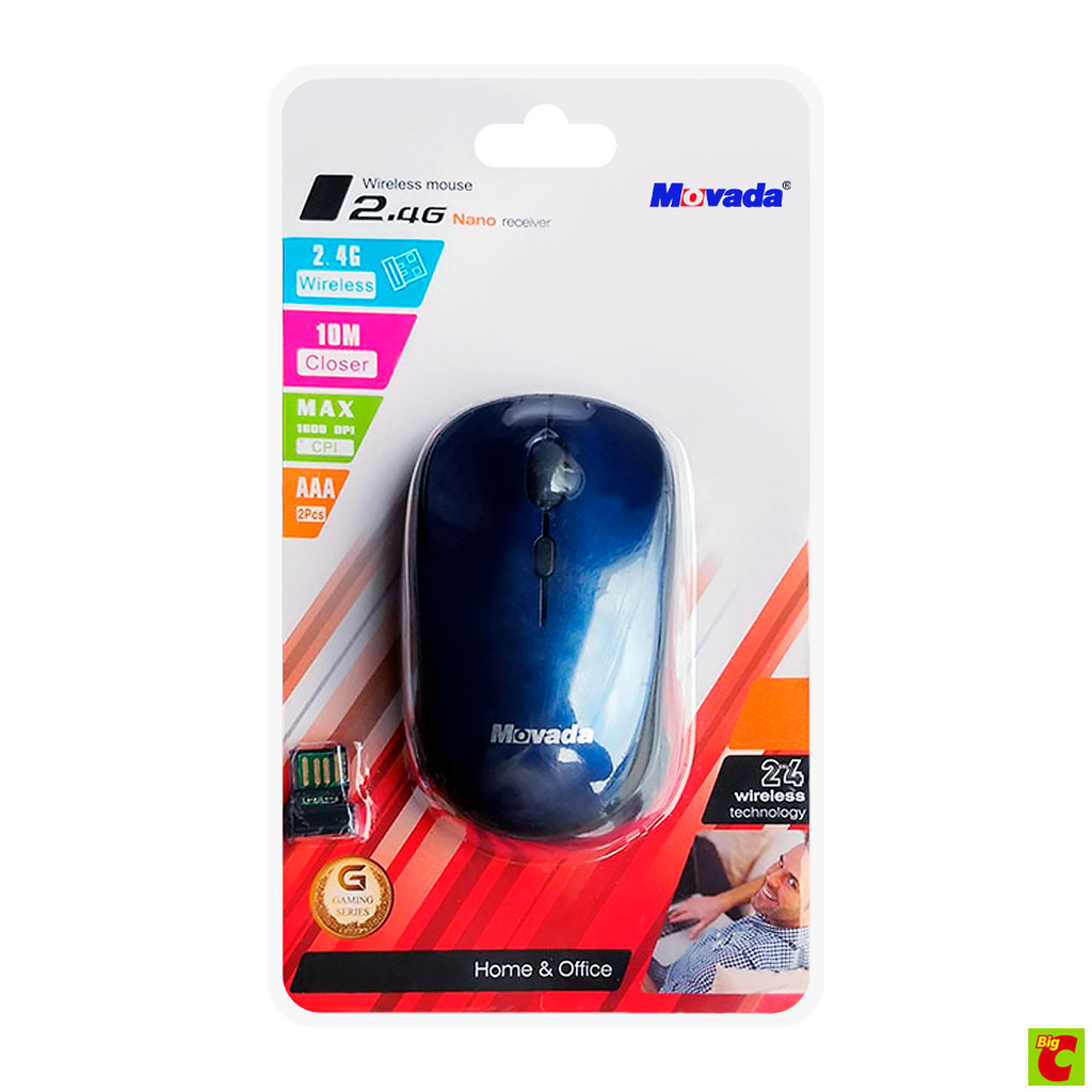โมวาด้า เม้าส์ไร้สาย รุ่น MO-201  1,600 DPI