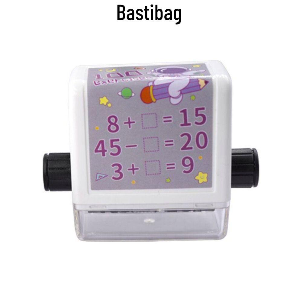BASTILIBAG คณิตศาสตร์ Rolling แสตมป์, Multiplication Division บวกลบคณิตศาสตร์ Roller Stamp,ปฏิบัติเลขคณิตนํากลับมาใช้ใหม่การทํางานทางคณิตศาสตร์แสตมป์ดิจิตอลนักเ