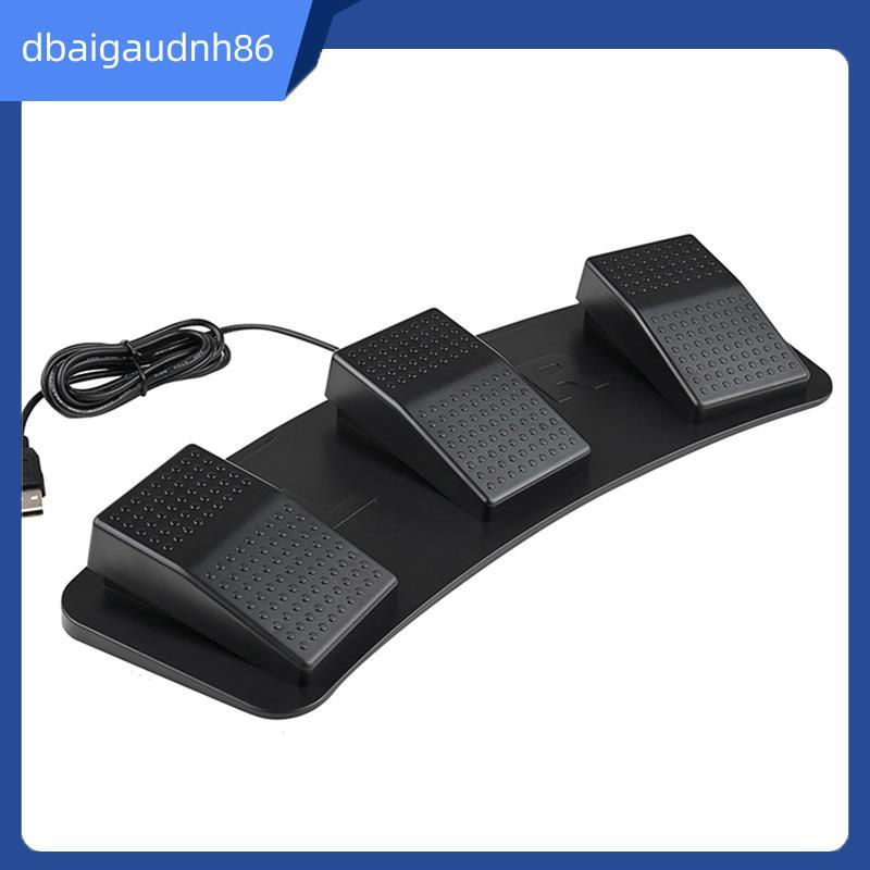 READY STOCKUSB Triple Foot Switcher Controller Key ที่กําหนดเองคีย์บอร์ดสําหรับเล่นเกมมัลติมีเดีย Ac