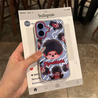 KIDDY🍡ส่งจากไทย เคสโทรศัพท์มือถือ เคสไอโฟน กันกระแทก สําหรับMonchhichi IPHONE 17 16 11 12 13 14 15PRO MAX X/XR XSMax