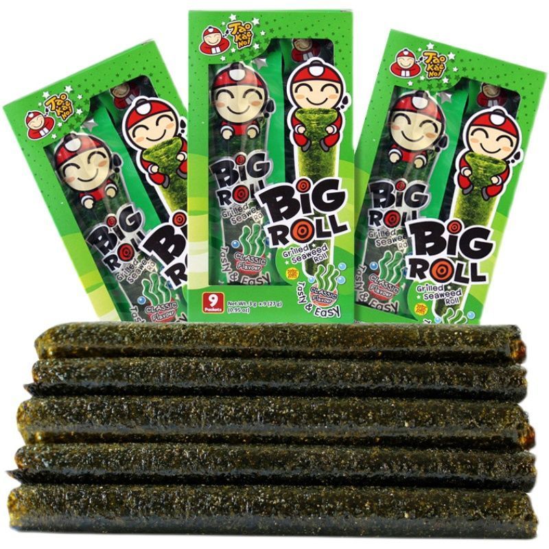 小老板海苔泰国进口/国产星老板仔经典原味香脆烤海苔学生零食gSmall boss seaweed Thailand import/domestic star boss20251016