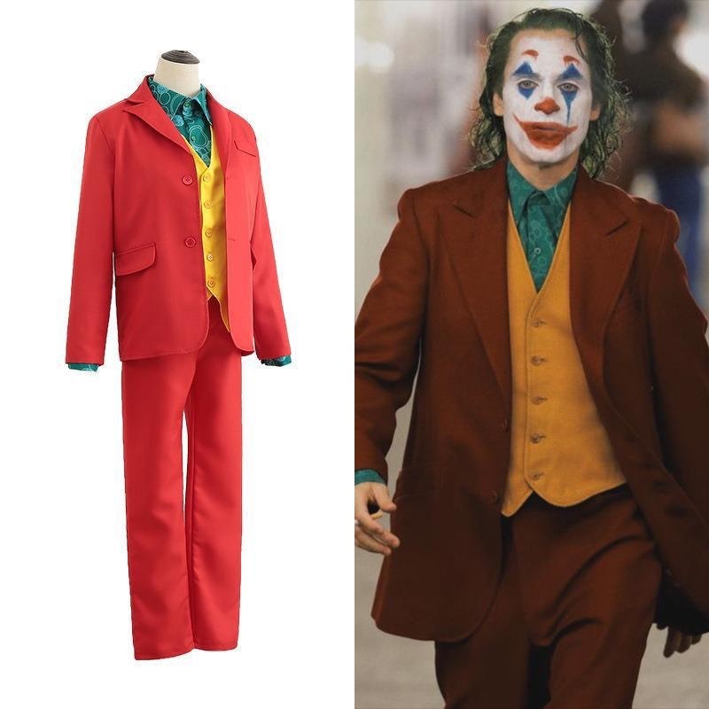 เครื่องแต่งกายฮาโลวีน Cosplay Joker ตามตัวละคร Joaquin Phoenix สำหรับการแสดงบนเวทีและงานคอสเพลย์ CSW