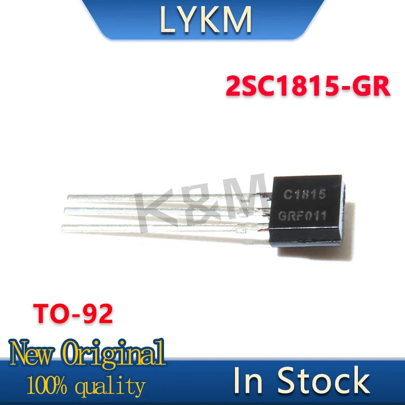 50/ชิ้นใหม่ 2SC1815 2SC1815-GR TO-92 ทรานซิสเตอร์เท้าทองแดงในสต็อก MUBD