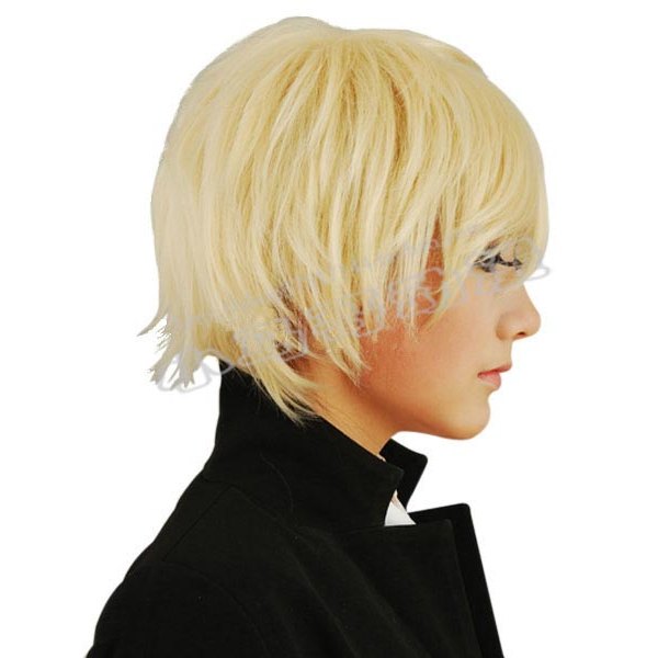 วิกผมคอสเพลย์ Hetalia Hetalia Prussia British Character Estonia Light Gold
