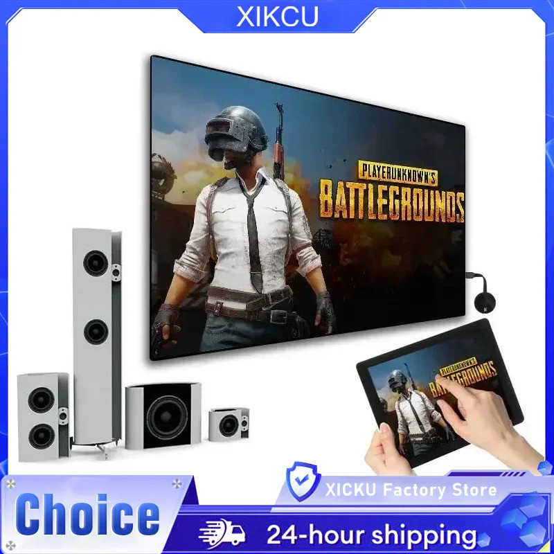 Chromecast Google Wireless Wifi Mirascreen Hdmi รองรับจอแสดงผล Hd Dongle สตรีมมิ่งสื่อวิดีโอทีวี Sma