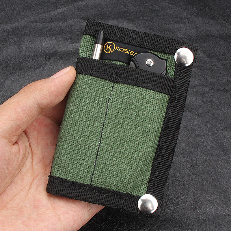 ยุทธวิธี EDC เครื่องมือ Organizer แบบพกพา Multi-Function เหรียญกระเป๋าสตางค์ Mini กระเป๋า - beg EDC 
