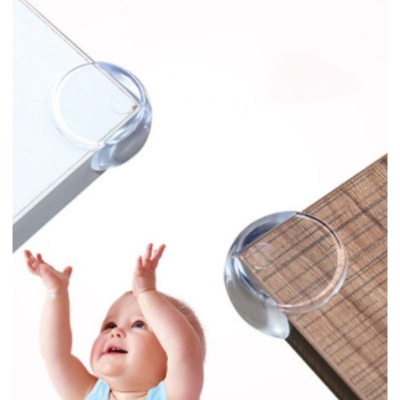 SIKU TRANSPARENT TABLE CORNER PROTECTOR / SILICONE TABLE CORNER ELBOW PROTECTOR / SILICONE TABLE Saf