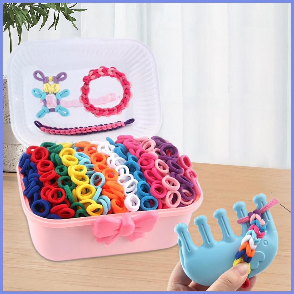 ชุดสําหรับสร้อยข้อมือทําสร้อยข้อมือทําชุดศิลปะและหัตถกรรมสําหรับสาว String ชุด Art Maker เครื่องประด
