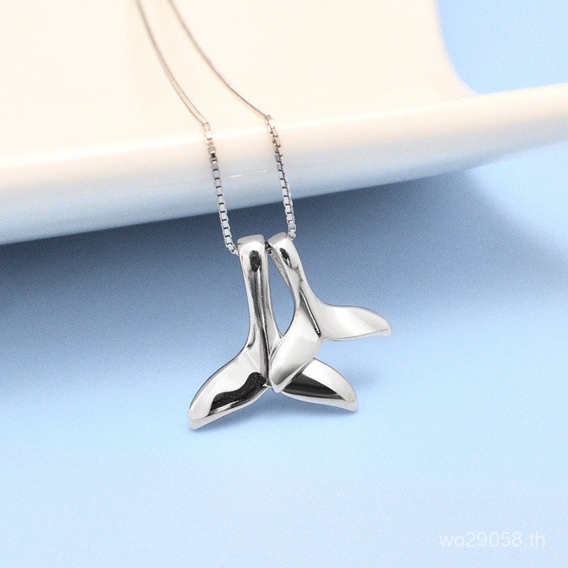 เครื่องประดับเครื่องประดับมิติเครื่องประดับเงิน อดีต Shipment สไตล์หญิง Dolphin Fishtail สร้อยคอ Hen