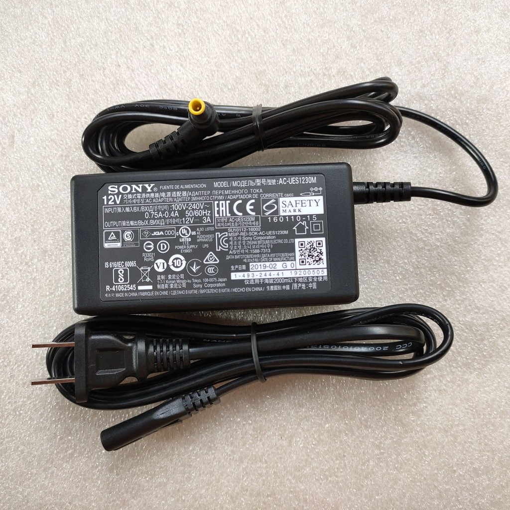 ของแท้ Sony Sony12v3a EVI-D70 D70P Video Conference กล้องสายไฟ 12V สายไฟ