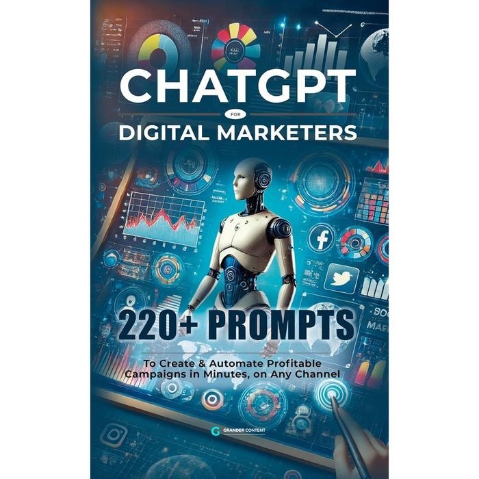 หนังสือ ChatGPT สําหรับการตลาดดิจิตอล: 220+ PROMPTS