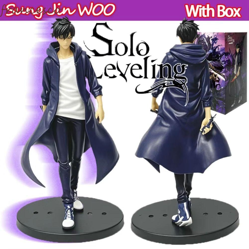 FRANCESCO Solo Leveling Figure, ของเล่นอะนิเมะ Merchanting Sung Jinwoo Action Figure, แฟนของขวัญยืนท