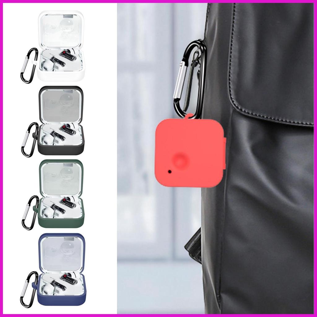 สีทึบซิลิโคนสําหรับ Nothing Ear2 หูฟังฝาครอบป้องกันสําหรับ Nothing Ear 2 หูฟังซิลิโคน lyuvn