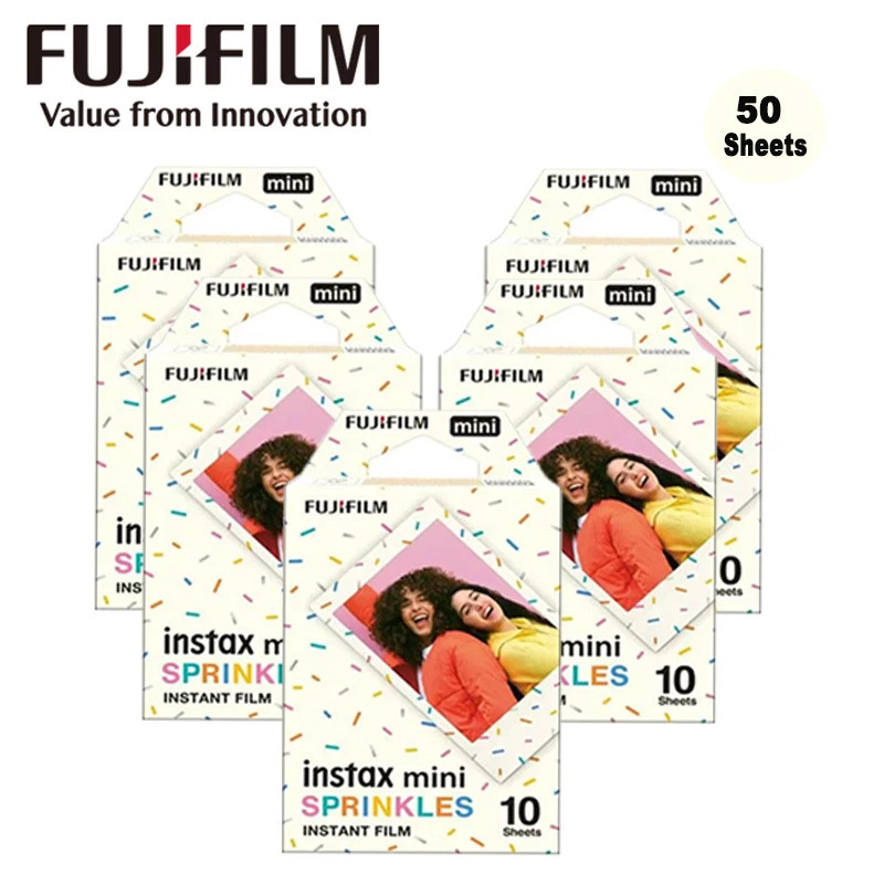 10/20/30/40/50 แผ่น Fujifilm Instax Mini 12 ฟิล์มสําหรับ Instanx Mini 40 90 Evo Se Liplay Instax Min