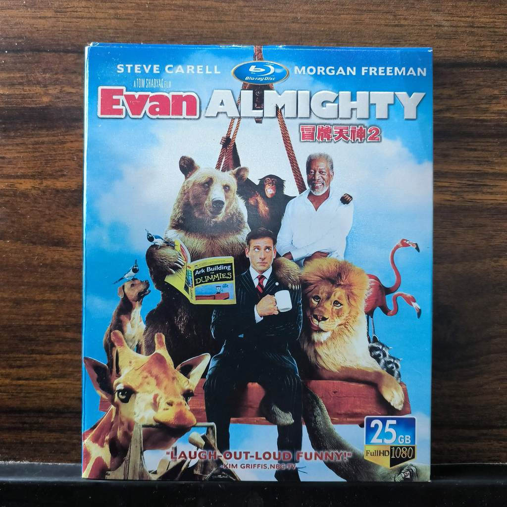 Blu-ray Disc American Film Evan Almighty (2007) Blu-ray BD25 Eng Zh โปรตุเกสสเปนไทย Jap ยี่ห้อใหม่กล