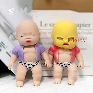 PRESTON การ์ตูน Fidget ของเล่น, TPR Fidget ของเล่นตุ๊กตาสวมห…