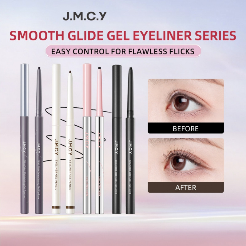 JMCY Eyeliner Gel Pencil Slim & Long-Lasting Waterproof Smudge-Proof Tip for Bold Defined Eyes VJJQ