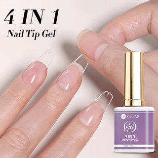 【Local】UR SUGAR 4 IN 1 กาวติดเล็บกาวเจลต่อเล็บปลอมpvc เจลทาเล็บอเนกประสงค์ติดทนนาน เจลทา15ml สามารถใช้เป็นสีทาได้