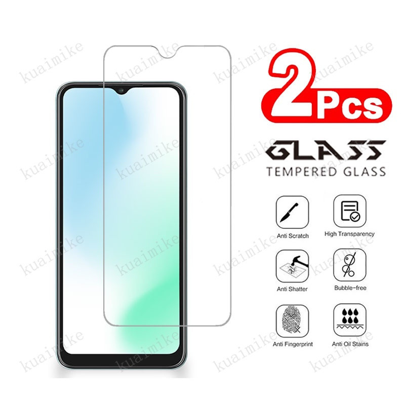 2 ชิ้น itel A60s ฟิล์มกระจกนิรภัยสําหรับ itel S23 Vision 5 3 2 ป้องกันหน้าจอป้องกันฟิล์มแก้ว