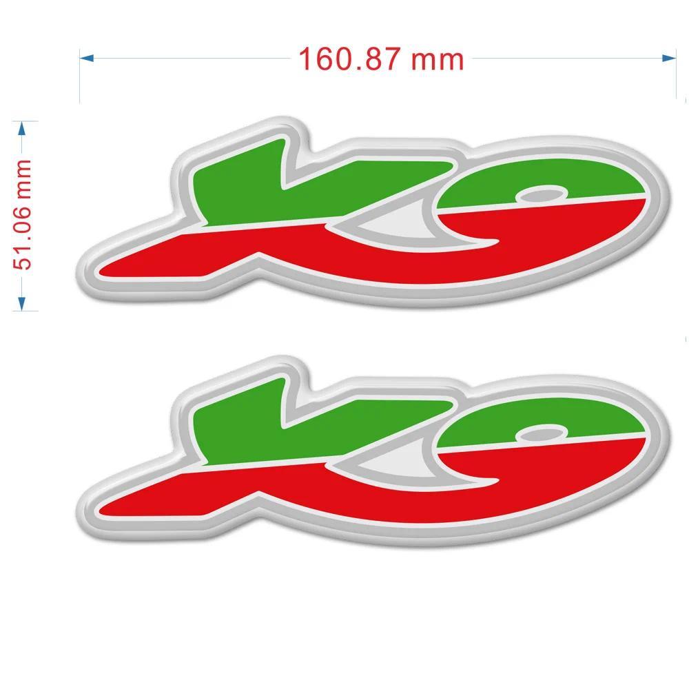 สติ๊กเกอร์รถจักรยานยนต์สําหรับ PIAGGIO X9 125 250 500 Moto Scooter Emblems โลโก้ 3D