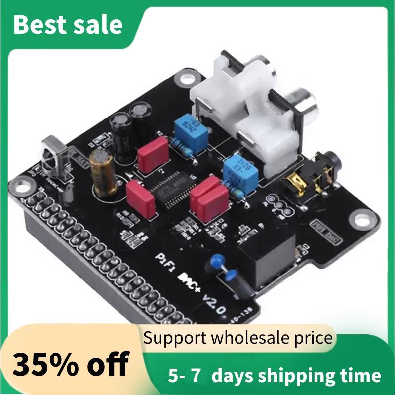 PCM5122 +HIFI Audio การ์ดเสียงโมดูลอินเทอร์เฟซ I2S สําหรับ 3 2 รุ่น B + Digital Pinboard V2.0 Board