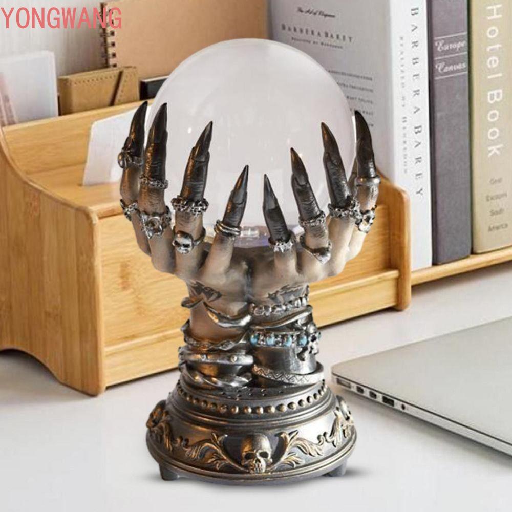 YONGWANG66ZX Witch Ball, เรซิ่น Magic Hand Witch Hand Magic Ball, ส่วนบุคคล Touch Glowing Party