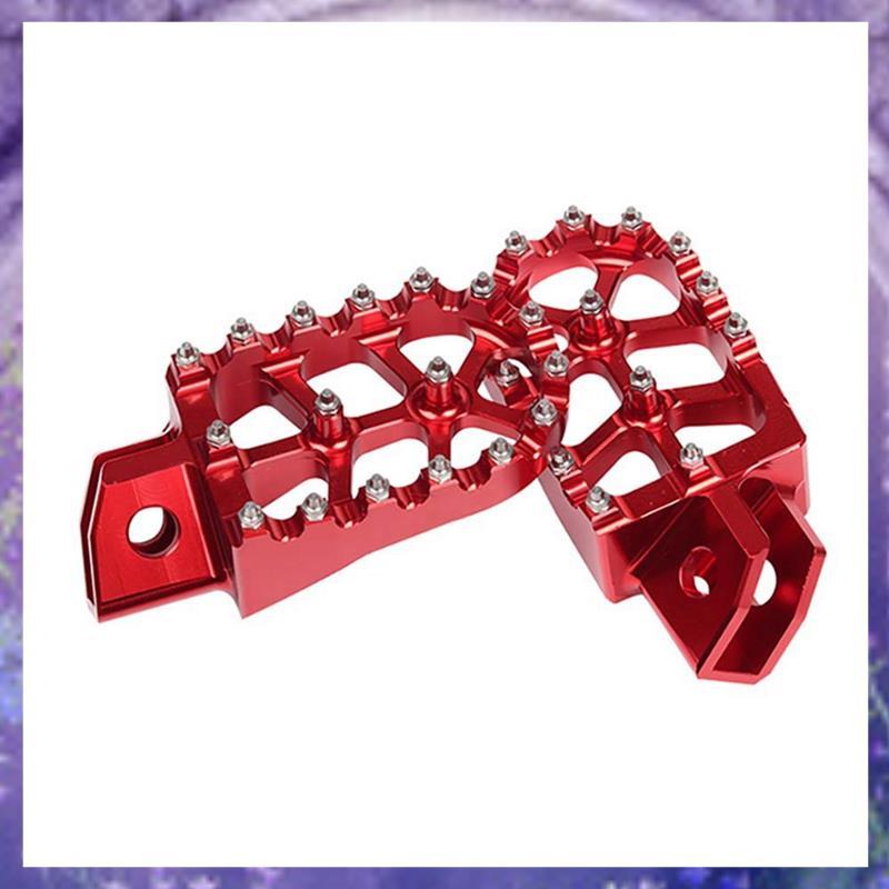 หมุดเท้าพักเท้าส่วนที่เหลือ Peda สําหรับ YZ80 YZ125 YZ250 YZ500 WR200 WR250 WR500 XR350 สีแดง