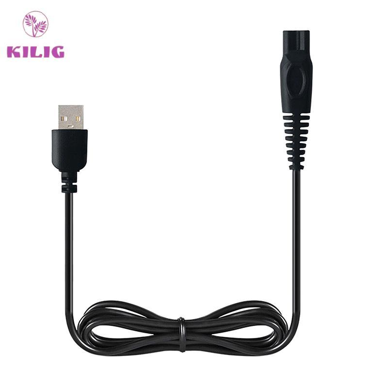 KILIG 5V USB สายชาร์จสําหรับผม Clipper RFC-598 RFC-588 RFC-690 RFC-696 RSCX-7568 เครื่องโกนหนวดไฟฟ้า