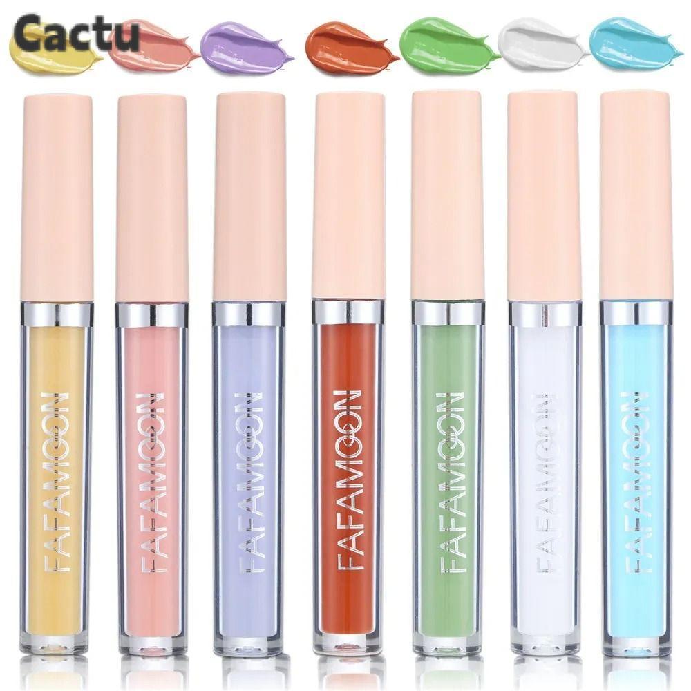 CACTU Liquid CONCEALER, Dark Circles Cover Spot Acne Foundation Cream, 2.5ML Even Skin Tone Face Mak
