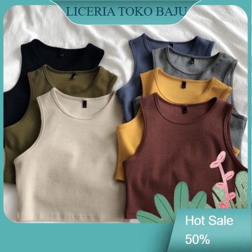 !! DV SINGLET CROP TOP / SITA CROP TANKTOP